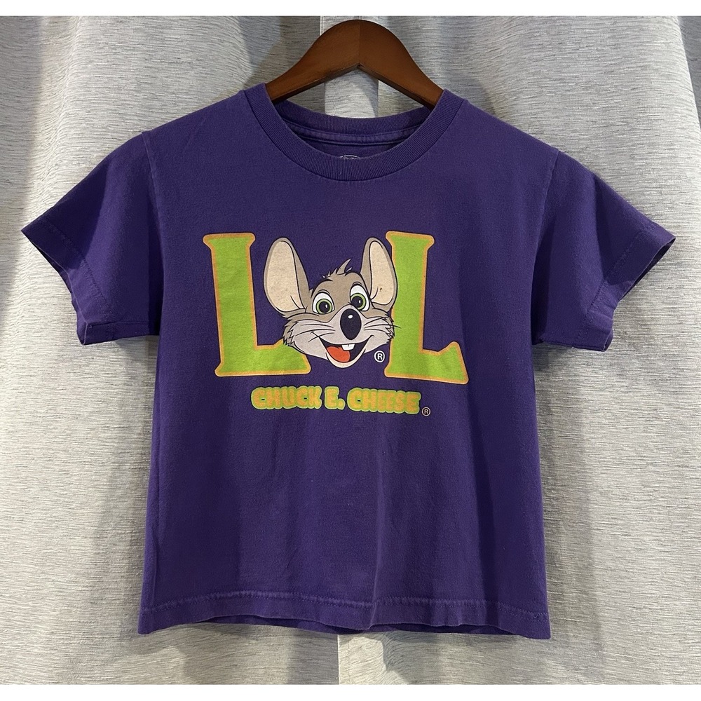 Chuck E' Cheese Short‎ Sleeve Youth Size XS T-Shirt